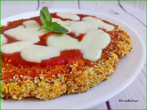 Pizza pollo senza glutine low carb proteica