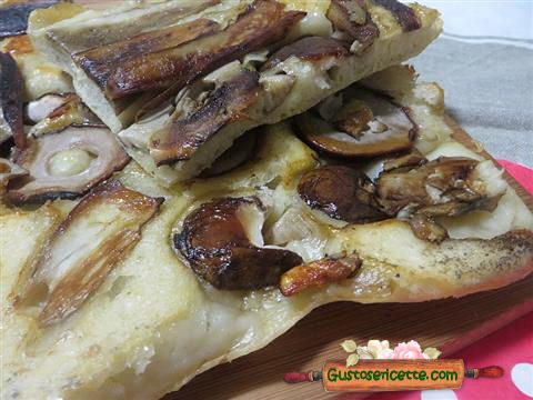 Pizza porcini rovesciata gabriele bonci