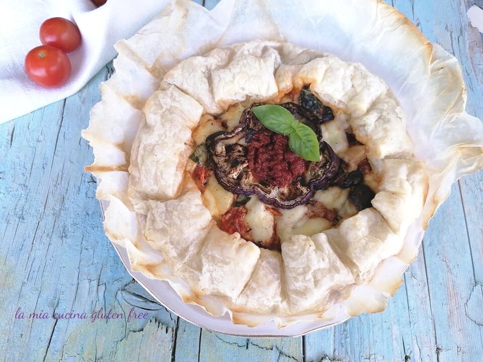 Pizza rustica alla parmigiana senza glutine