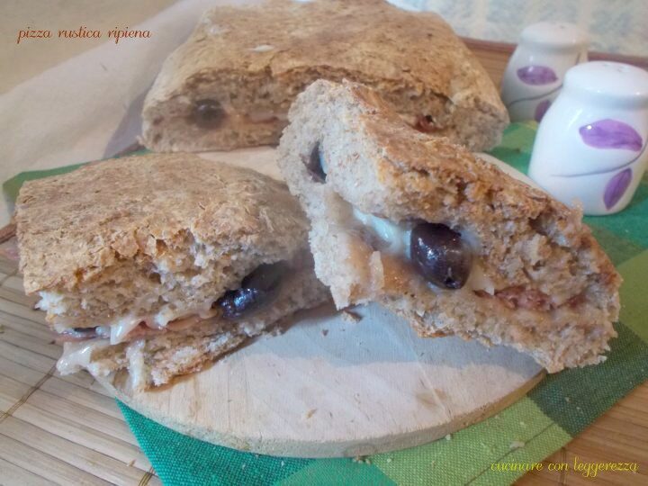 Pizza rustica ripiena – lievito madre