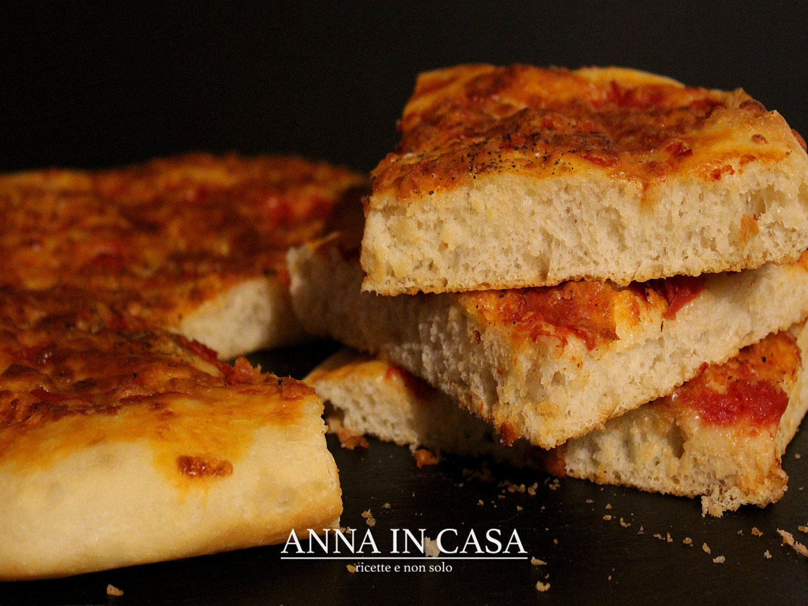 Pizza senza impasto a lievitazione lenta