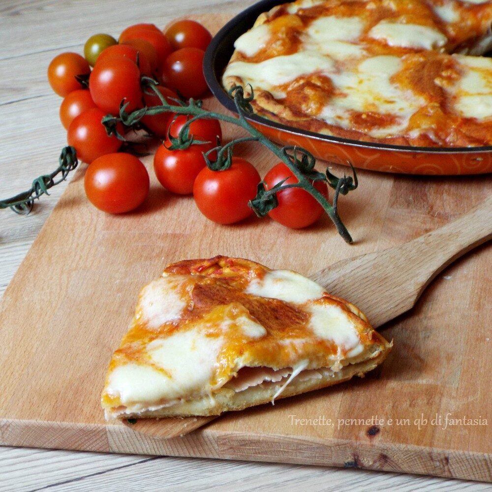 Pizza senza lievito e senza bilancia