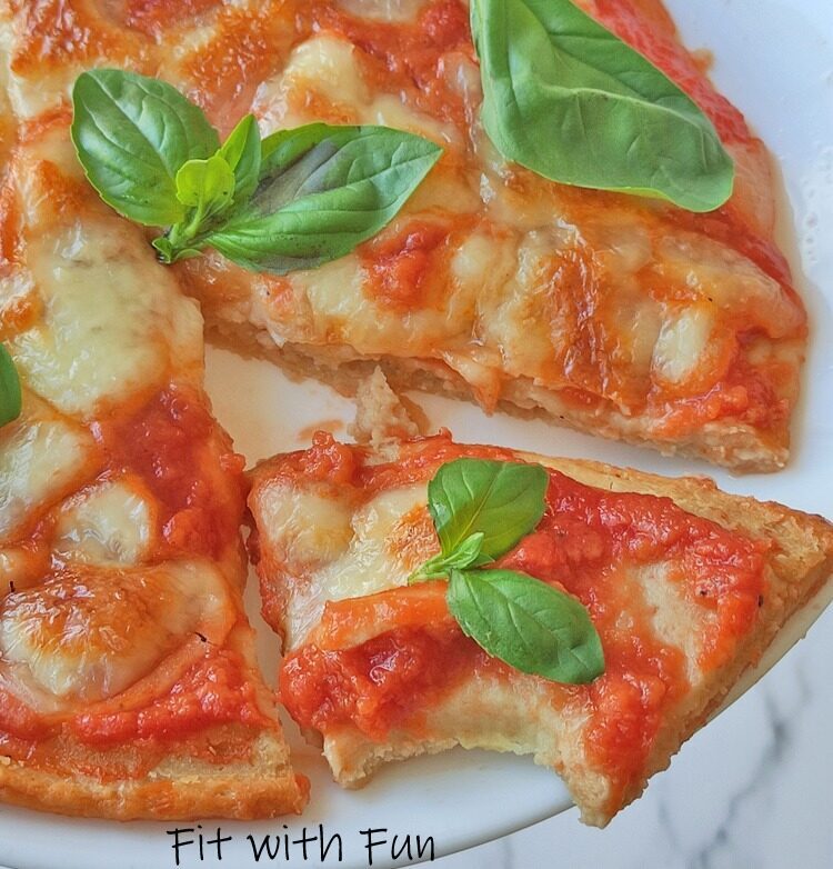 Pizza veloce al kefir 2 ingredienti senza glutine né lievitazione