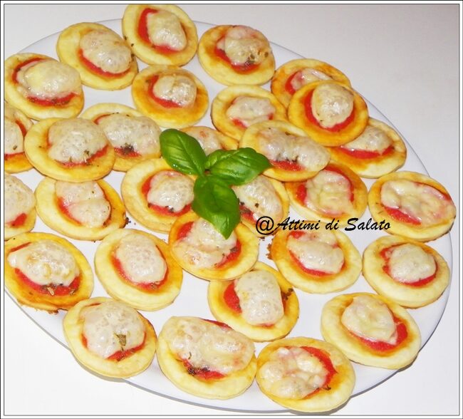 Pizzette al philadelphia