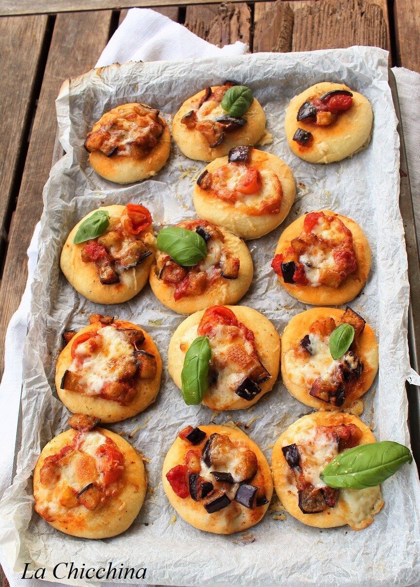 Pizzette con le melanzane