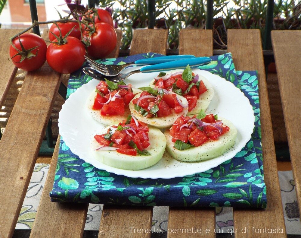 Pizzette di cetrioli barattiere