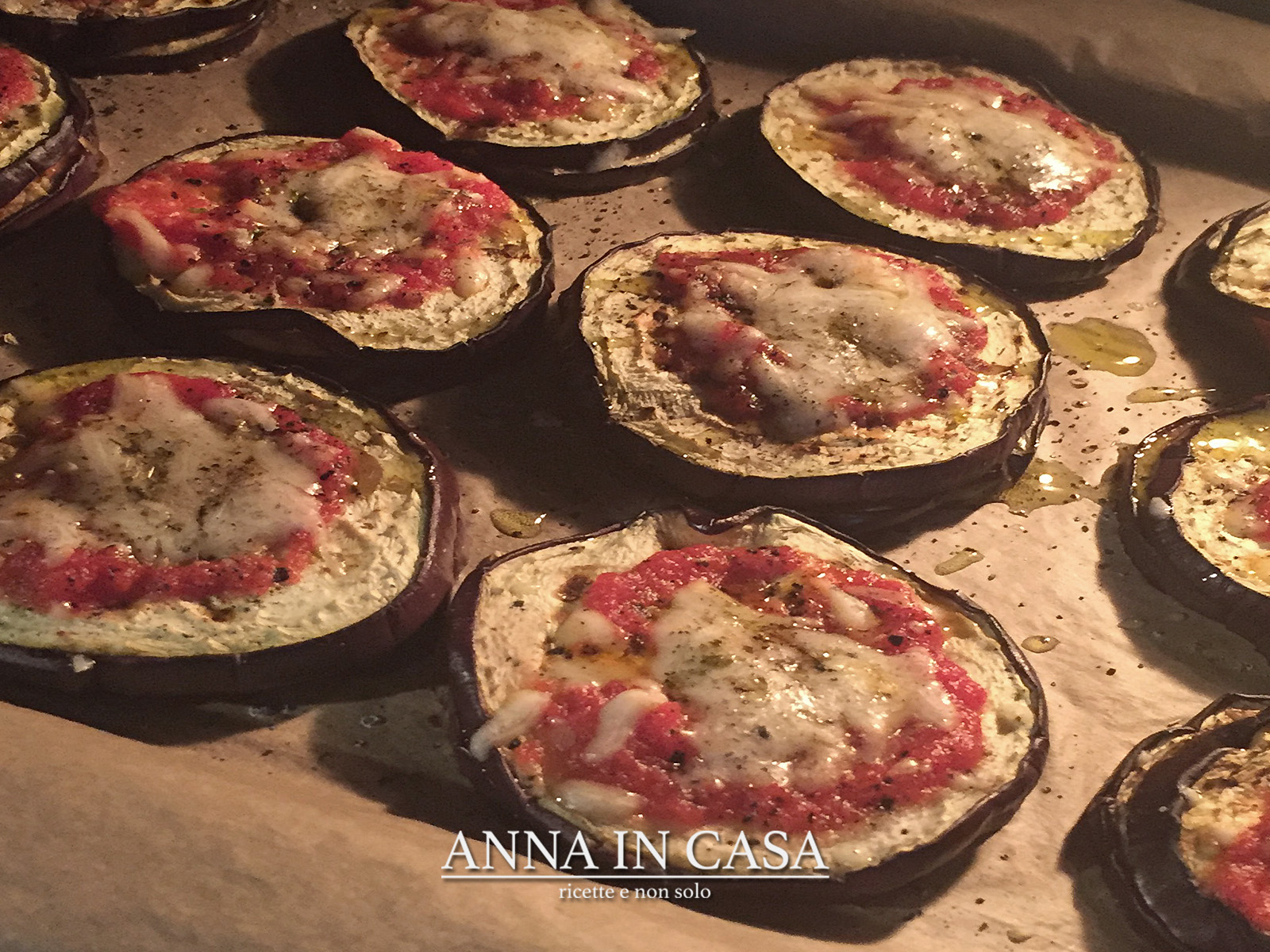 Pizzette di melanzane