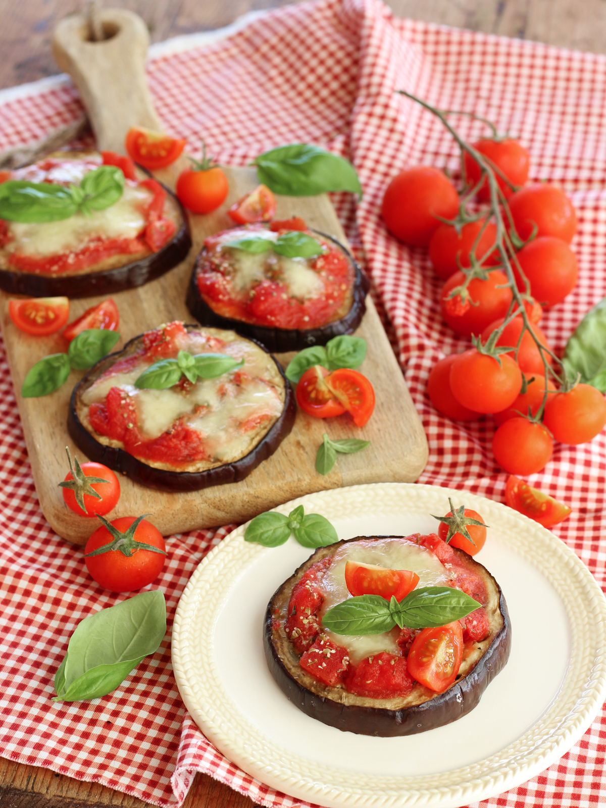 Pizzette di melanzane