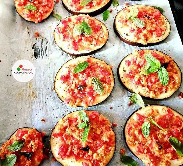 Pizzette di melanzane