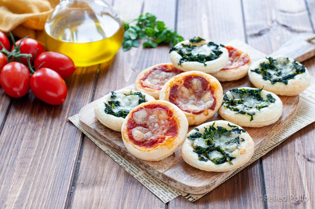 Pizzette di pasta sfoglia facilissime e veloci
