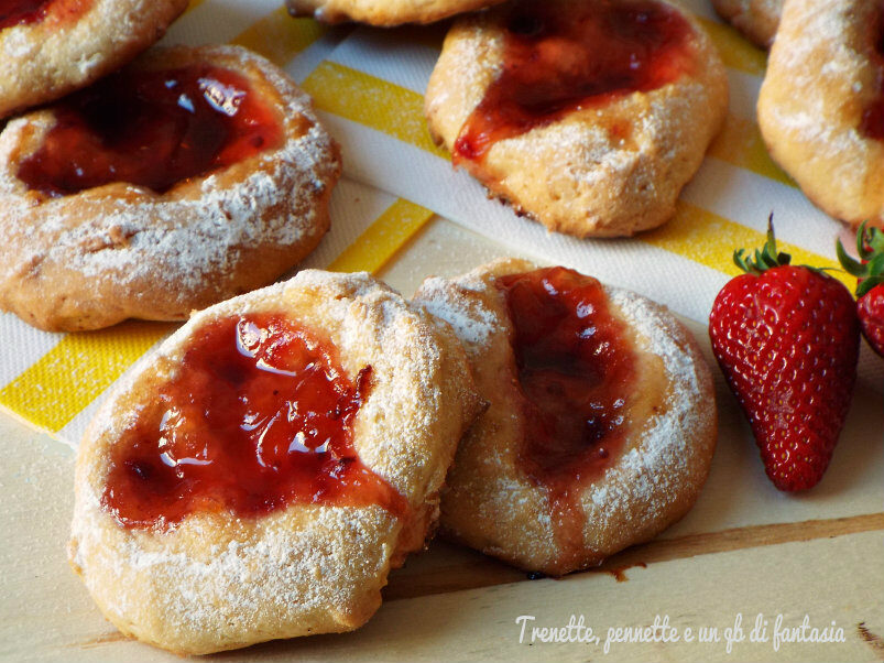 Pizzette dolci alle fragole