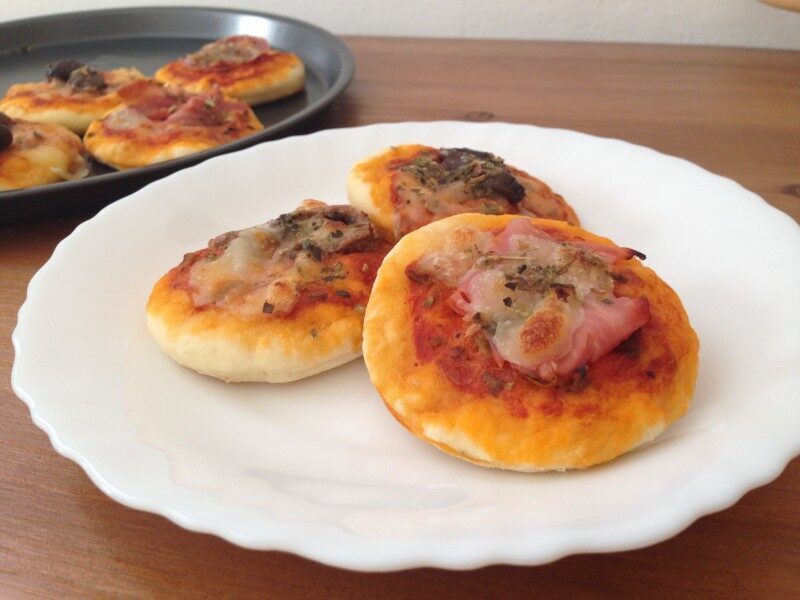 Pizzette veloci con lievito istantaneo