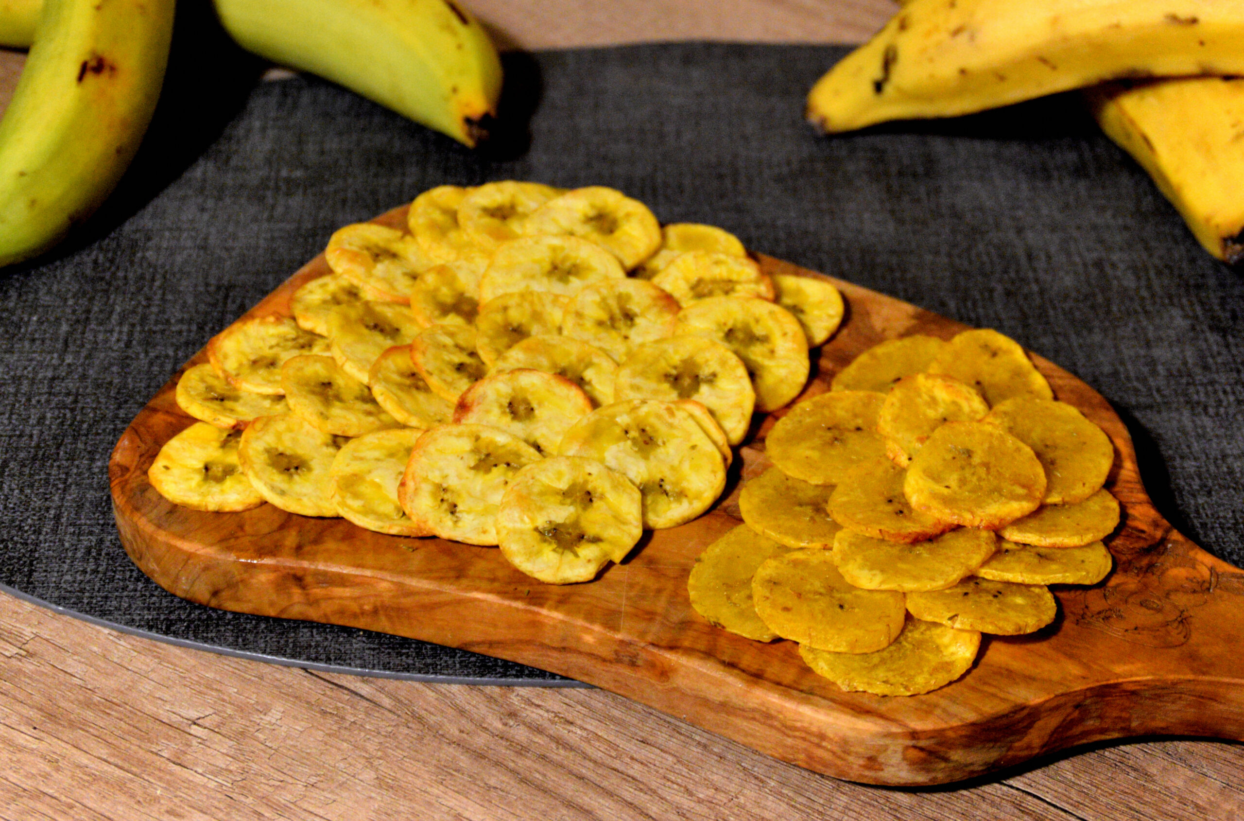 Platano al forno ricetta (giallo e verde)