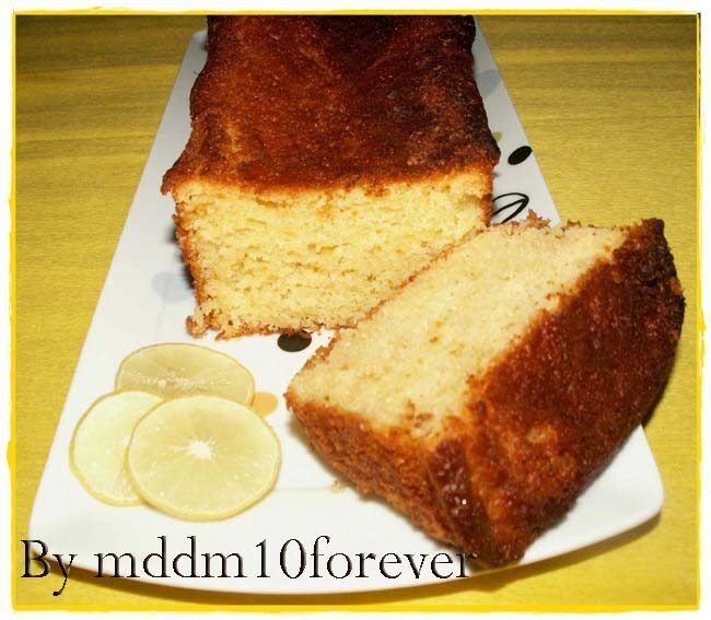 Plum cake al limone