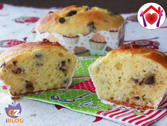 Plum cake alla ricotta e gocce di cioccolato