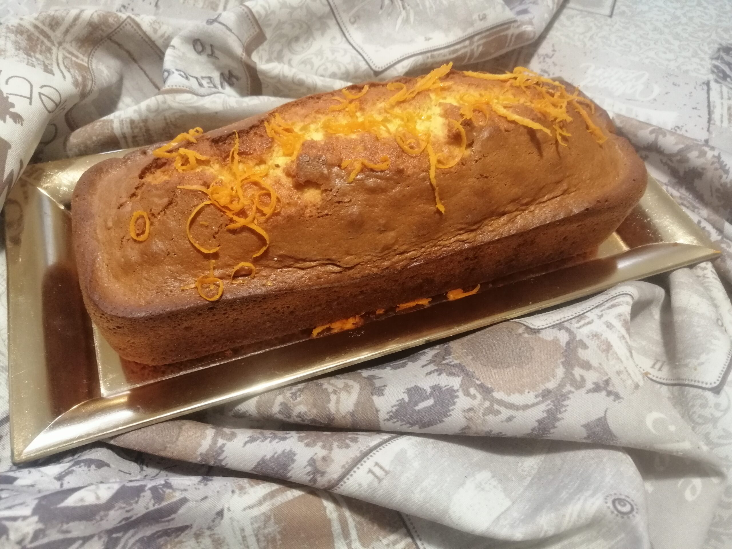 Plum cake all’arancia
