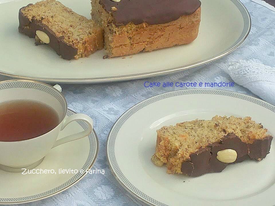 Plum cake alle carote e mandorle, senza grassi e con fruttosio (ricetta di luca montersino)