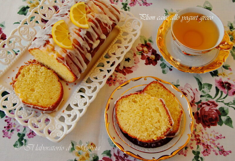 Plum cake allo yogurt greco e olio di oliva