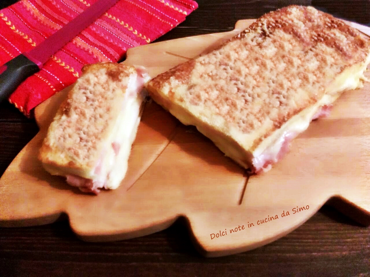 Plum-cake filante prosciutto e formaggio