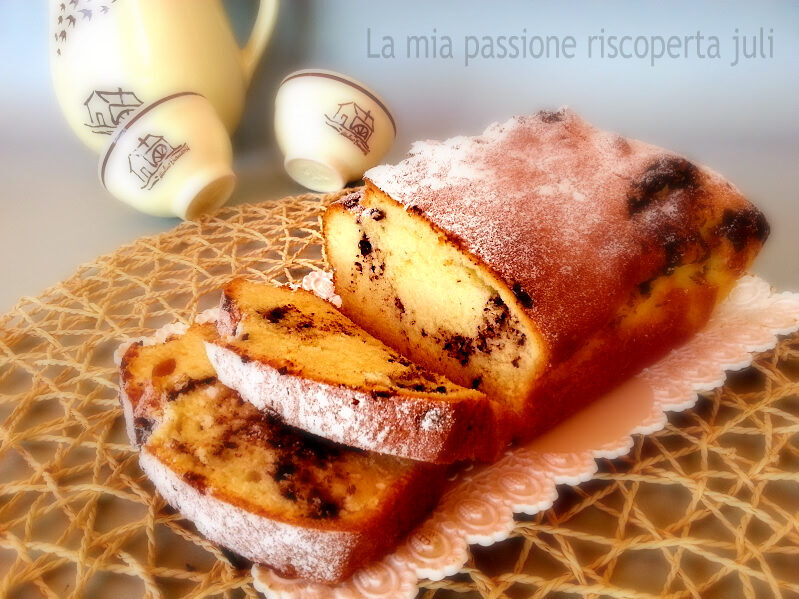 Plum cake gocce di cioccolato