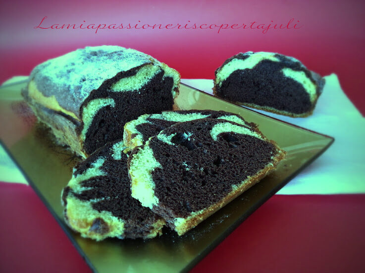 Plum cake marmorizzata
