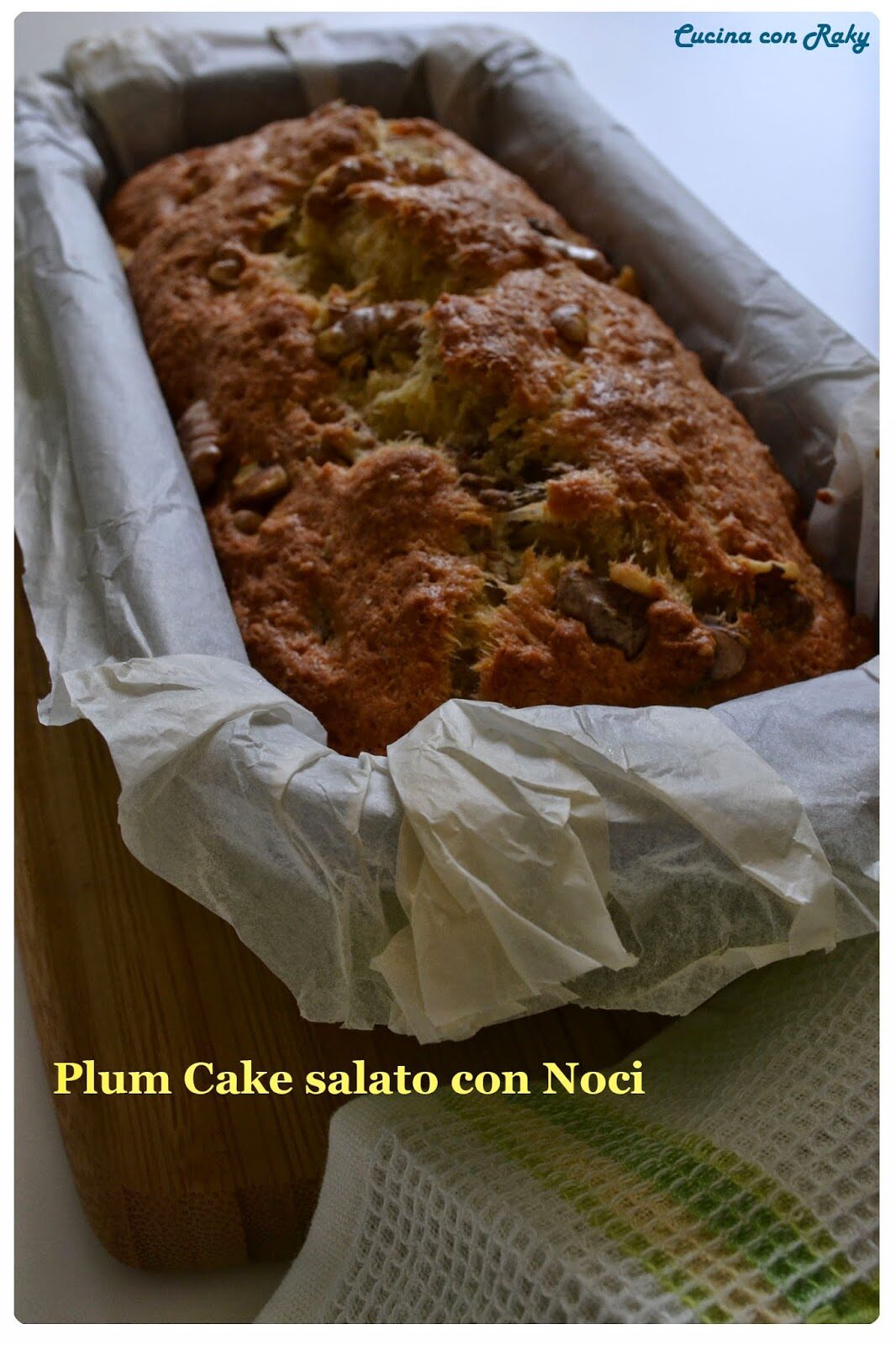 PLUM CAKE SALATO CON NOCI