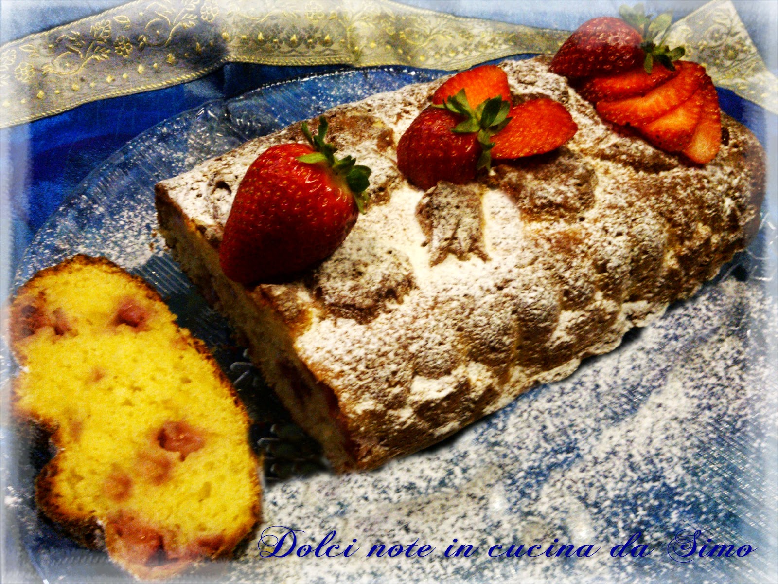 Plum-cake soffice alle fragole