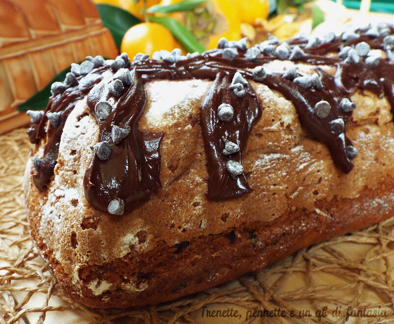 Plumcake ai cachi e cioccolato