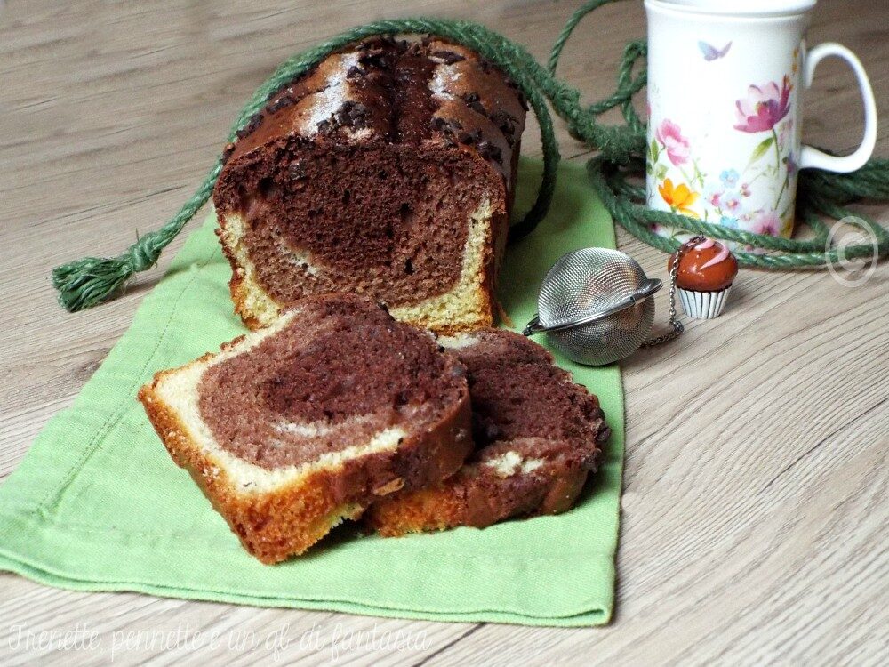 Plumcake ai tre colori