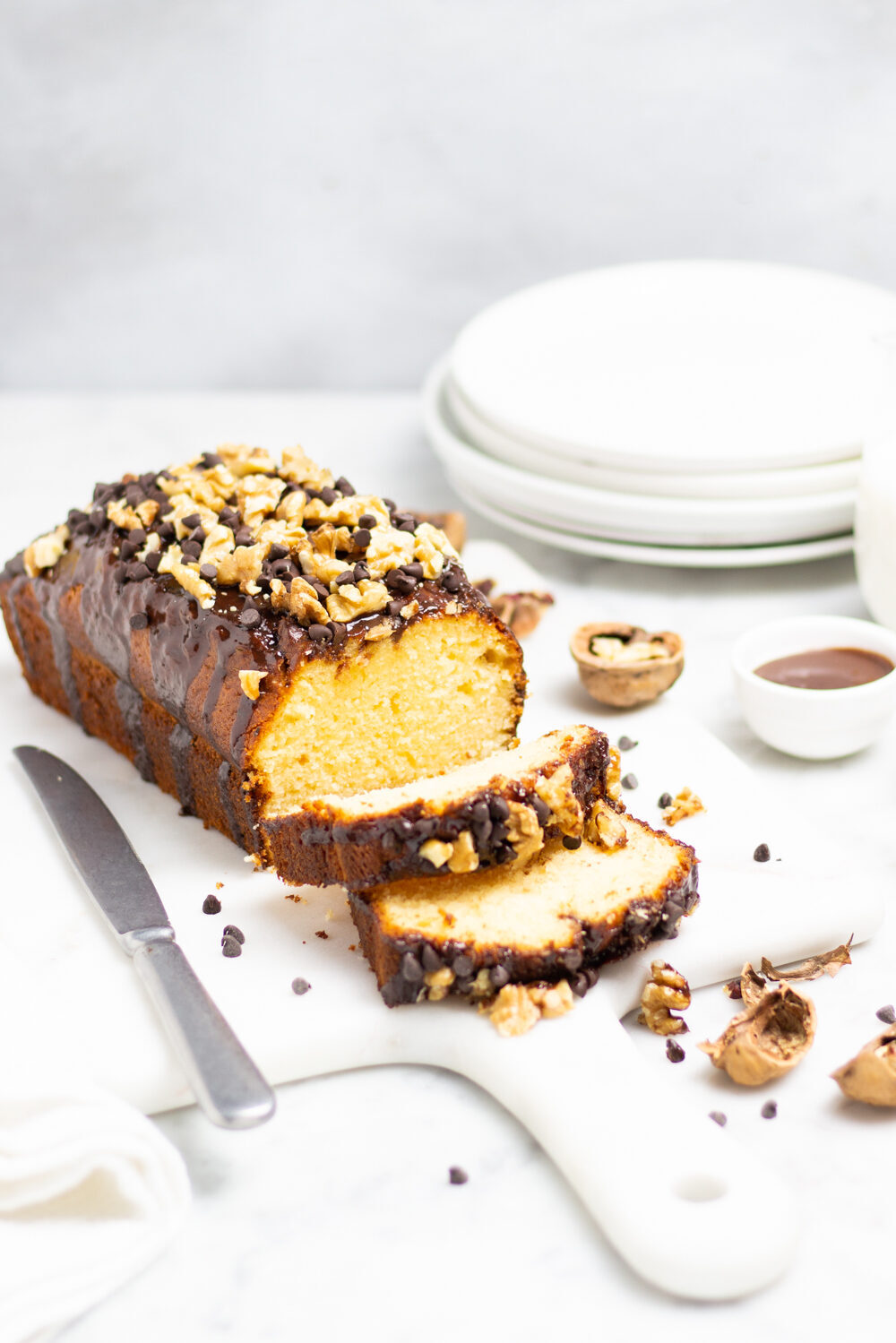 PLUMCAKE AL CIOCCOLATO E NOCI