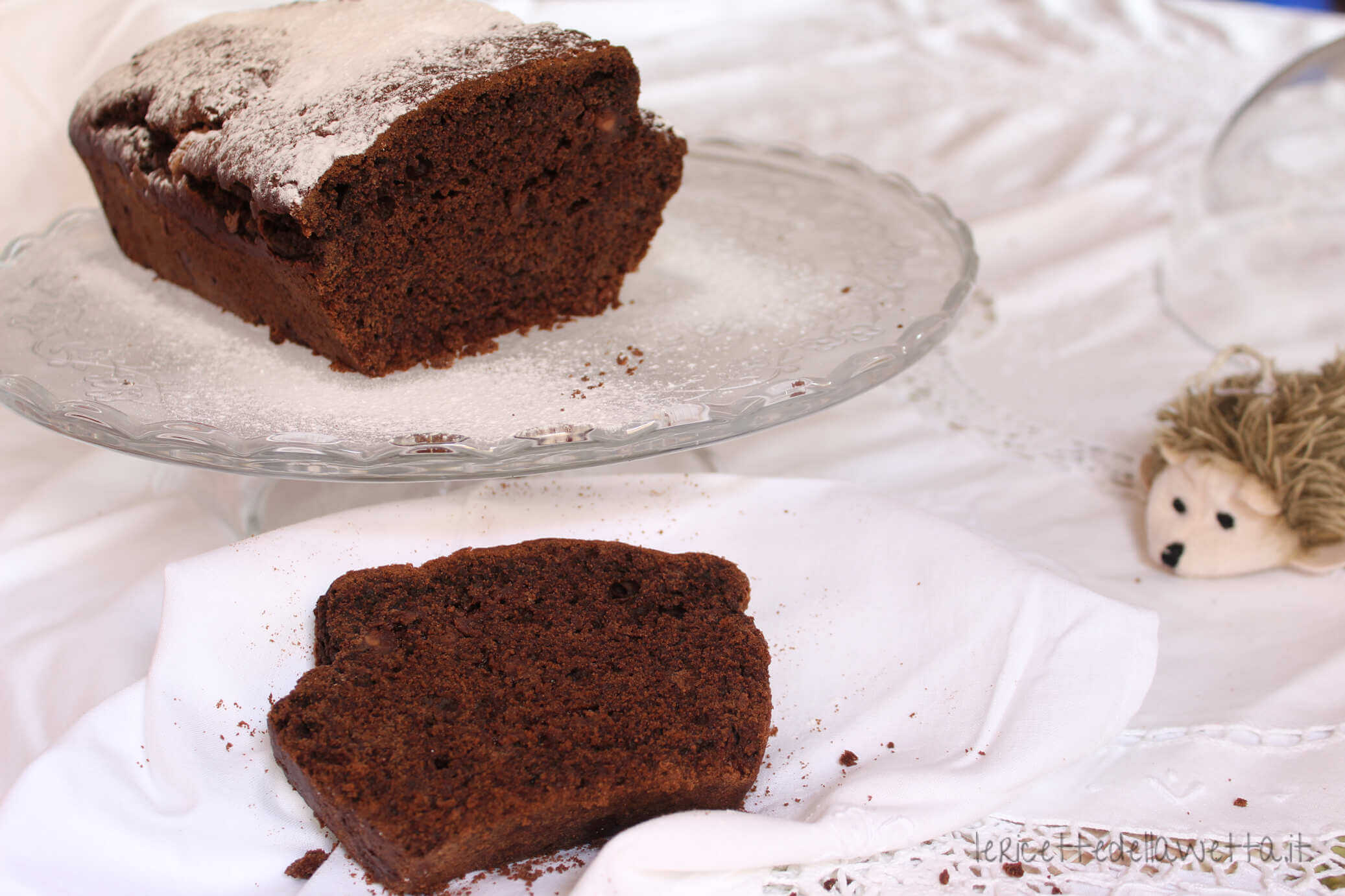 Plumcake al cioccolato senza uova e burro!