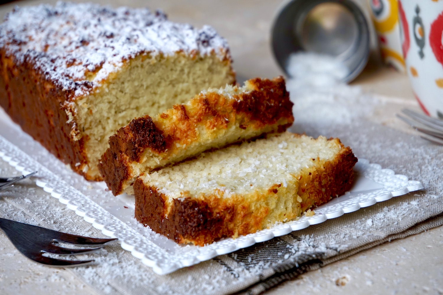 Plumcake al Cocco 4 Ingredienti