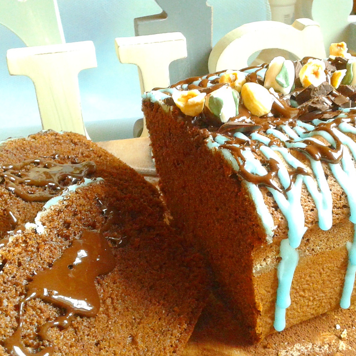 Plumcake al fondente con farina di nocciole