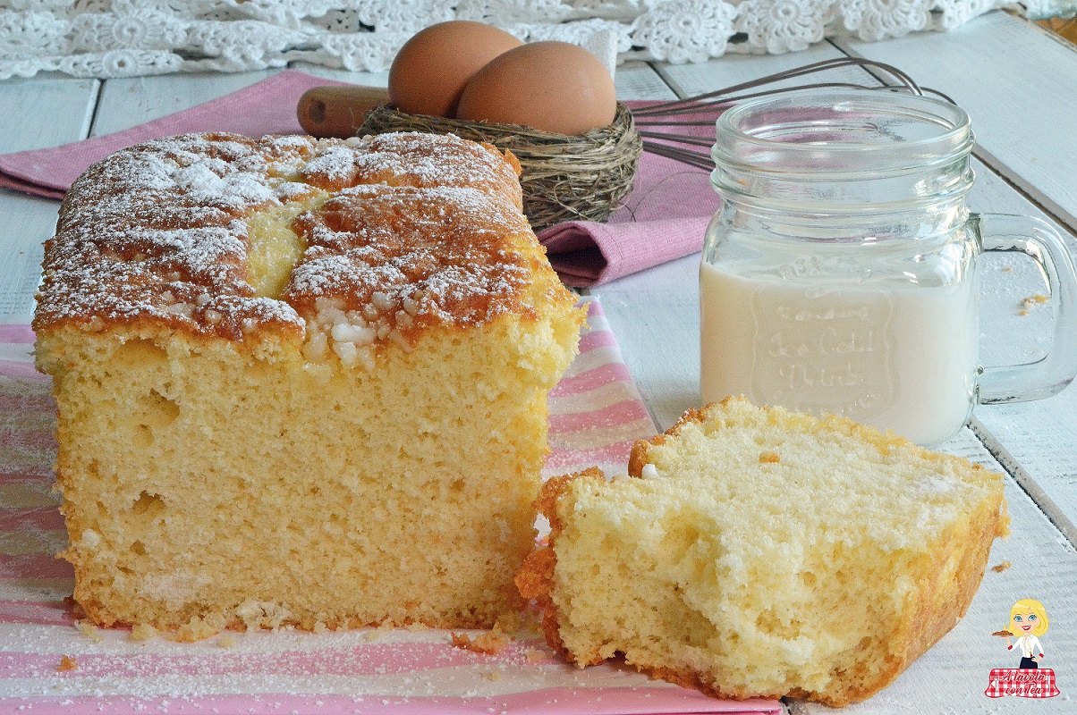 PLUMCAKE al LATTE CALDO ricetta DOLCE FACILE