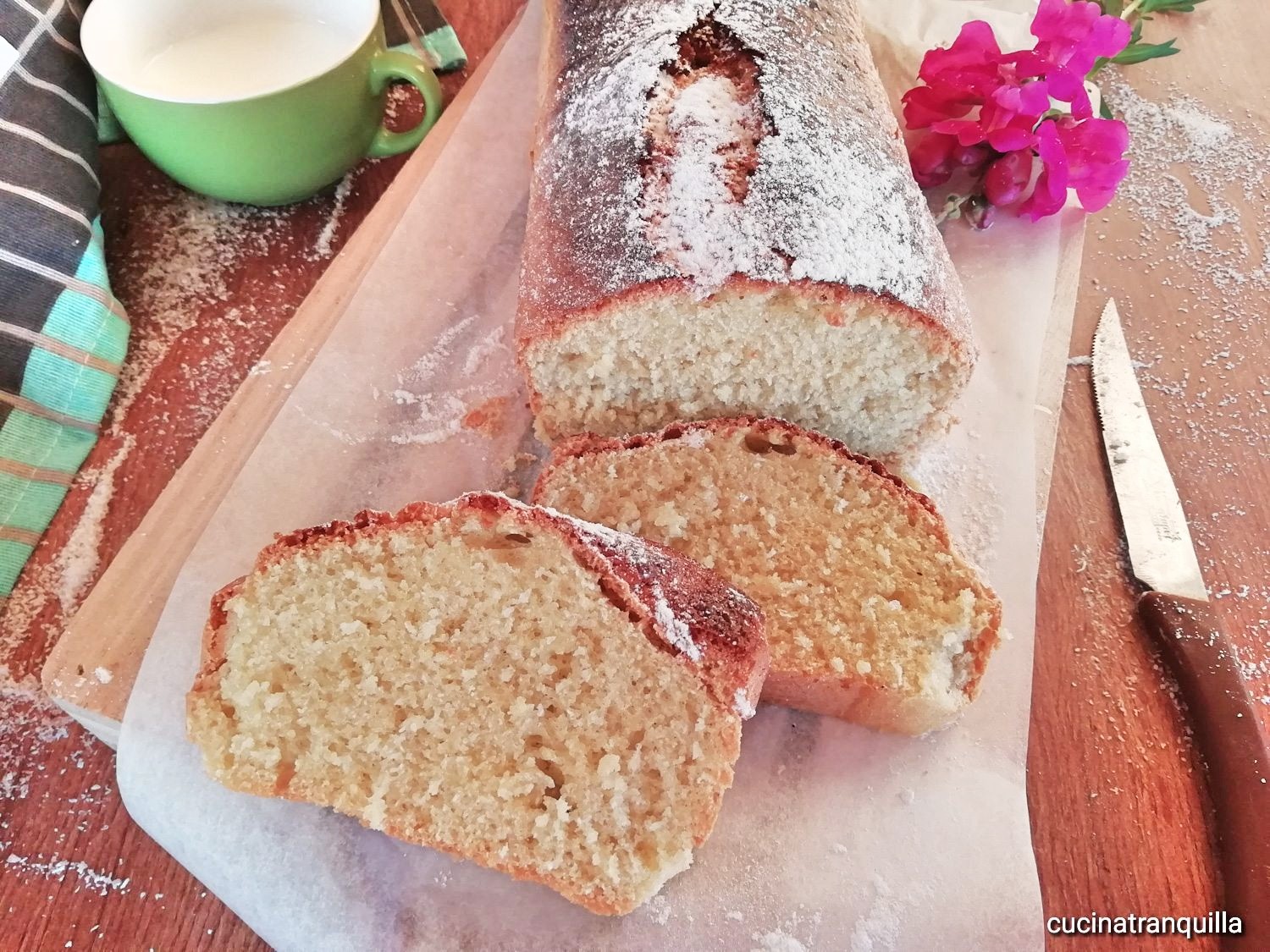 Plumcake al latte di cocco