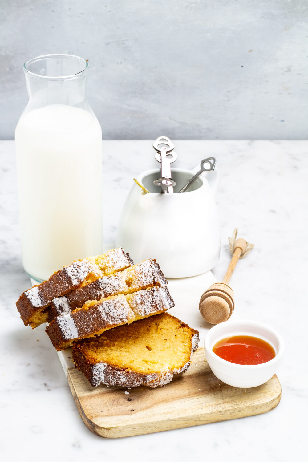 Plumcake al latte e miele