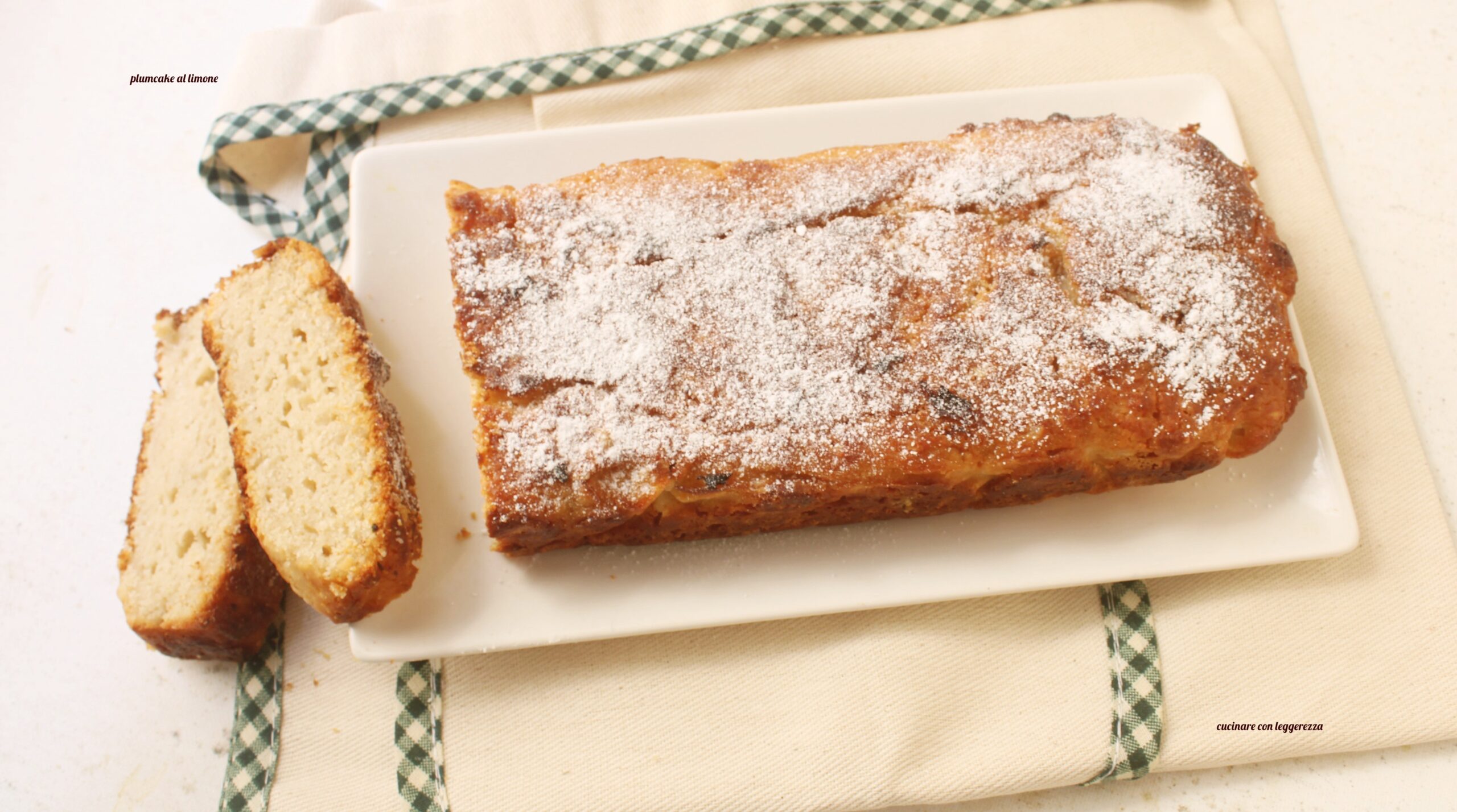 Plumcake al limone