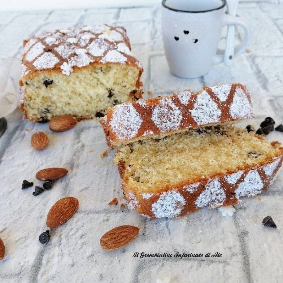 Plumcake alla maizena e mandorle