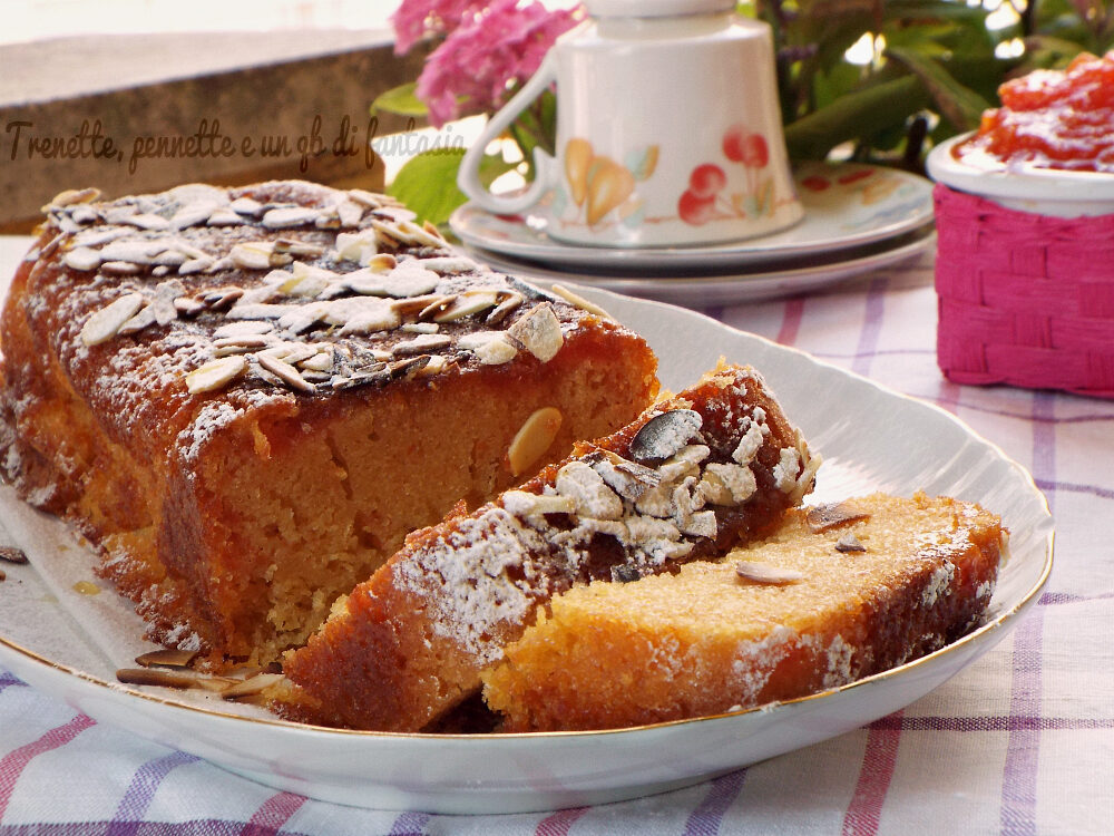 Plumcake alla marmellata mango e papaya