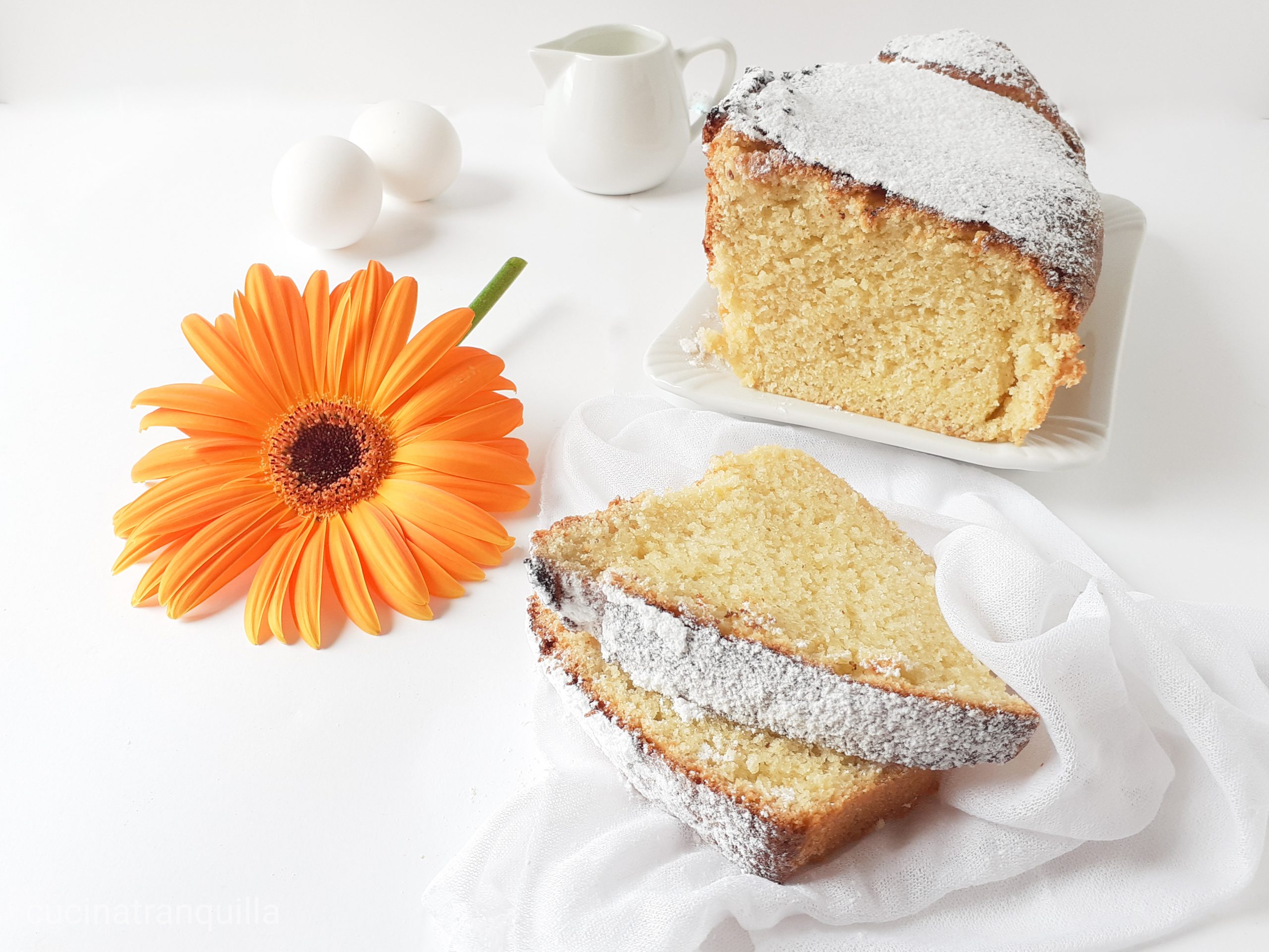 Plumcake alla panna