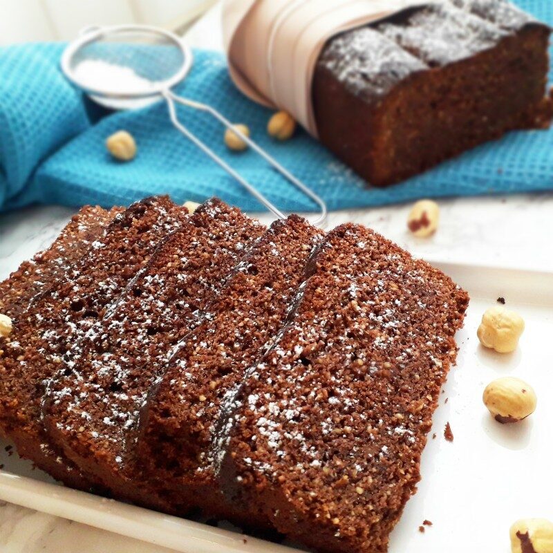Plumcake alle nocciole e cioccolato