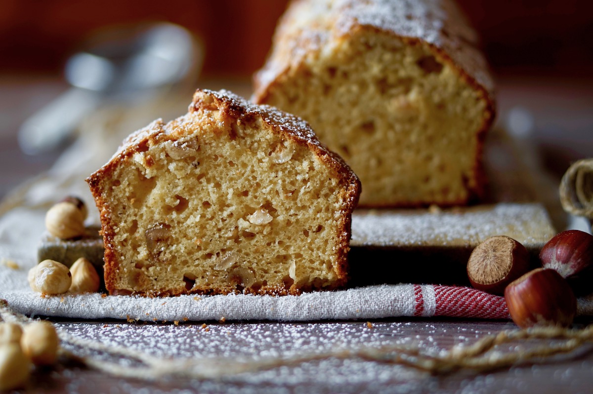 Plumcake alle nocciole e ricotta