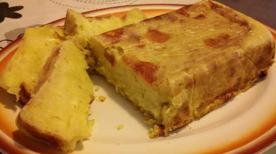 Plumcake alle patate, zucchine e curcuma