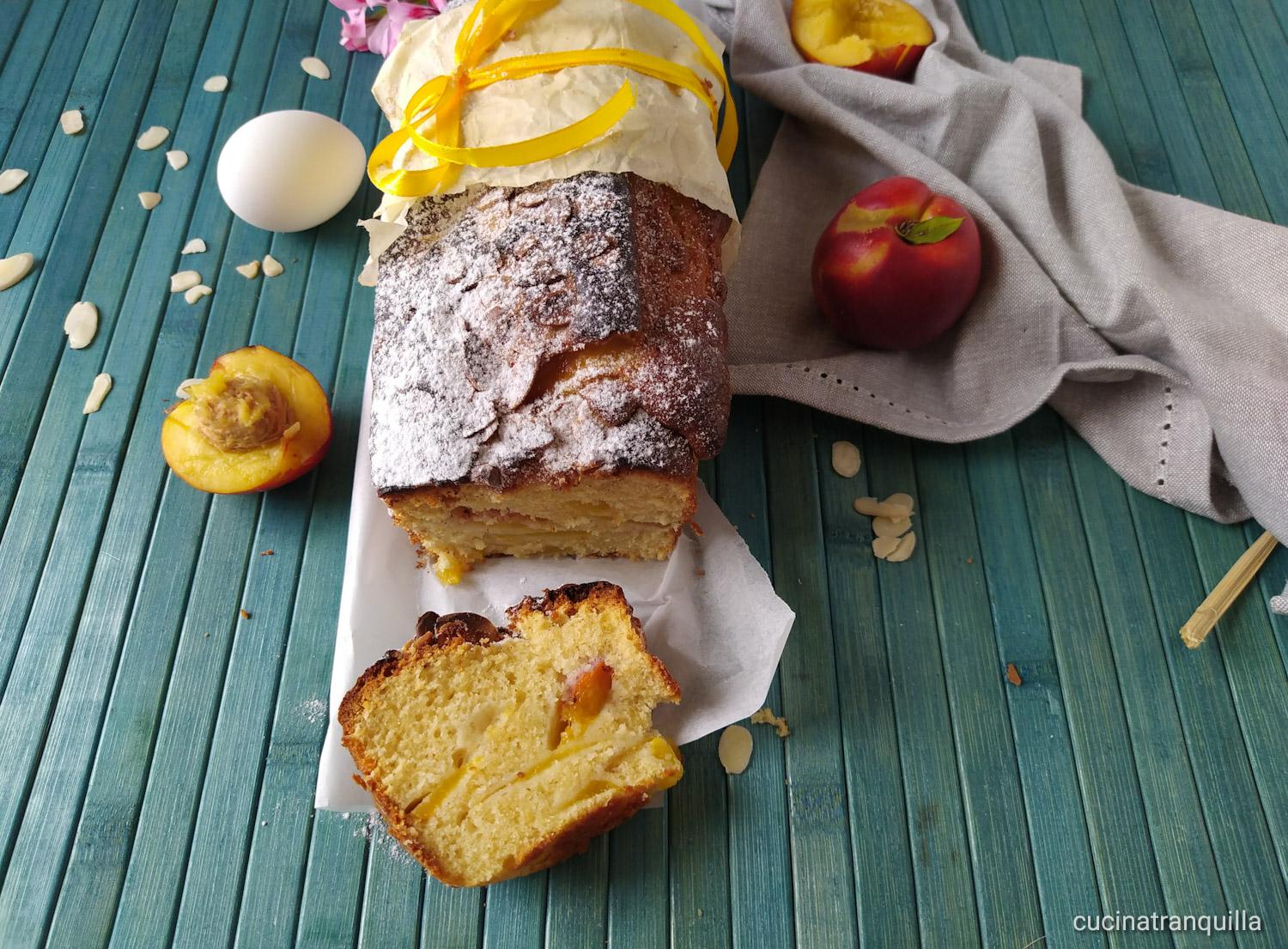 Plumcake alle pesche