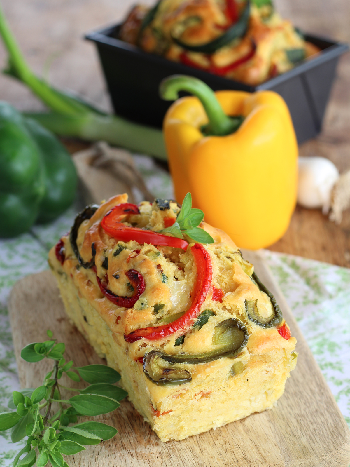 Plumcake alle Verdure e Scamorza