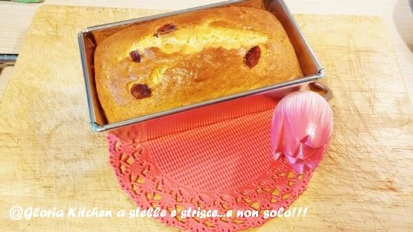 Plumcake allo yogurt bianco con mirtilli rossi di gloria kitchenusa
