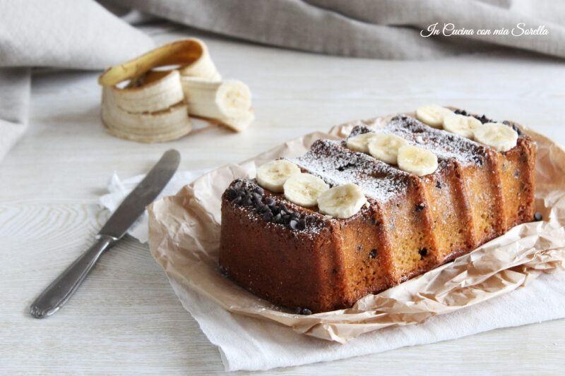 Plumcake allo yogurt e banana senza olio e burro