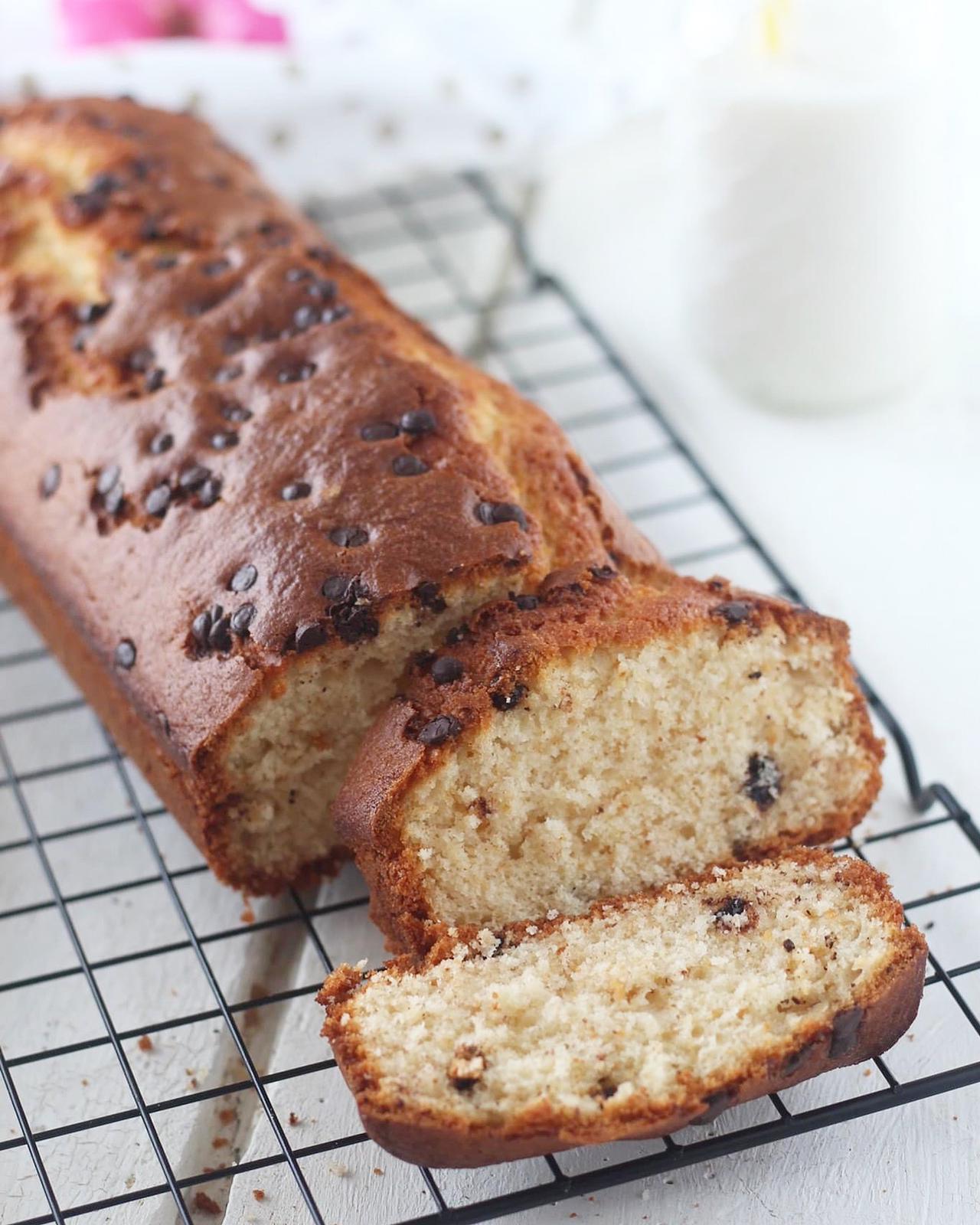 Plumcake allo yogurt e gocce di cioccolato