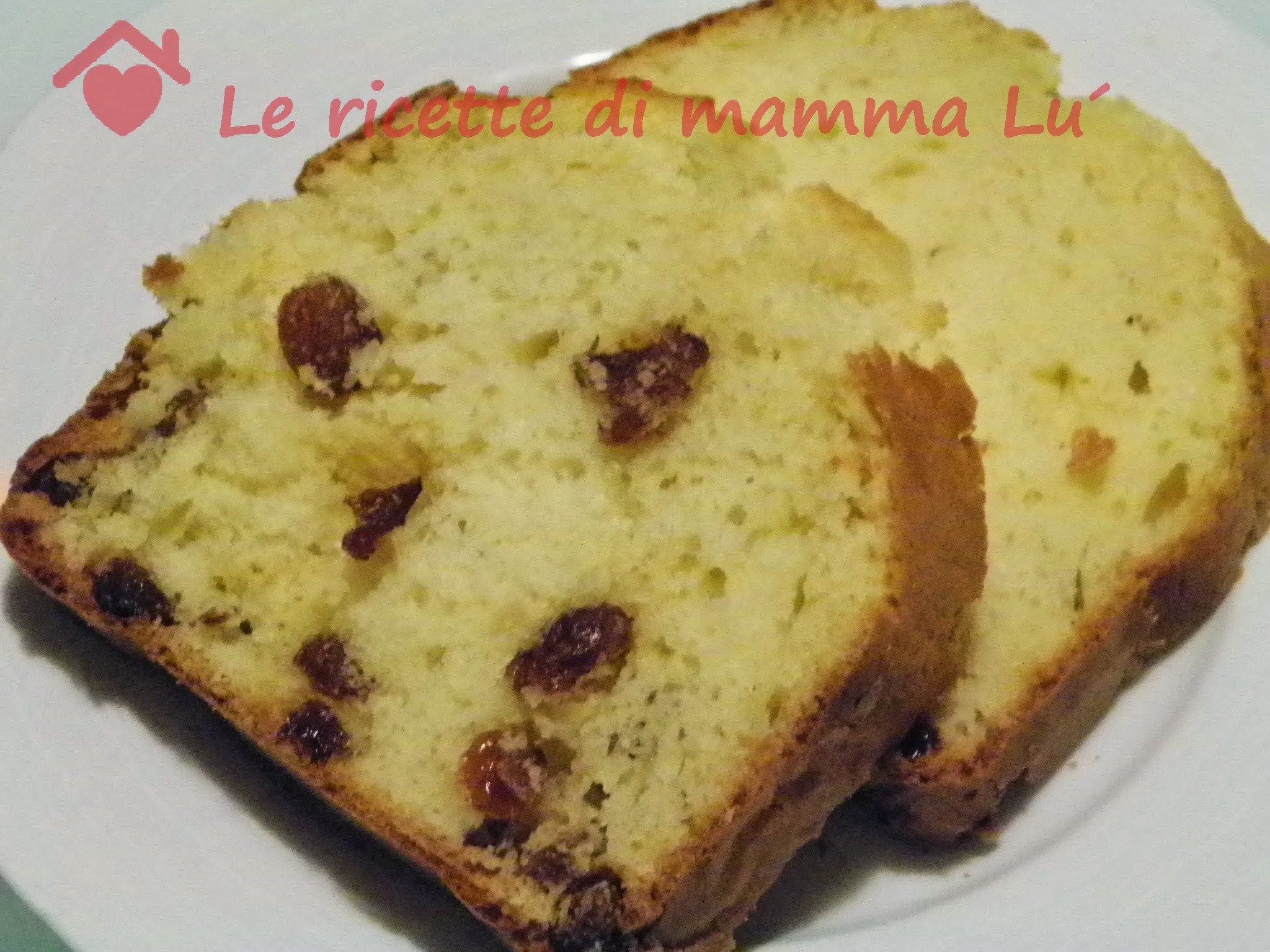 Plumcake all’uvetta