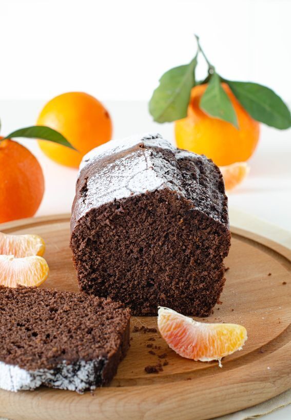Plumcake arancia e cacao senza burro